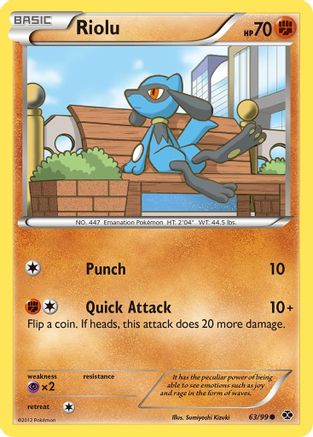 Riolu - 63/99 - Common
