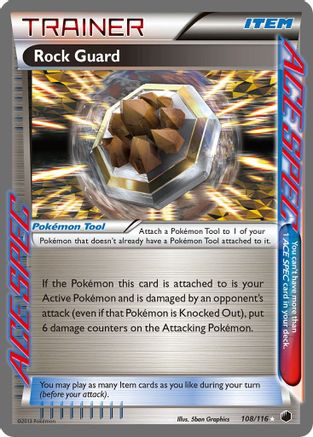 Rock Guard - 108/116 - Rare Ace