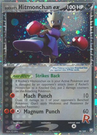 Rocket's Hitmonchan EX - 98/109 - Ultra Rare