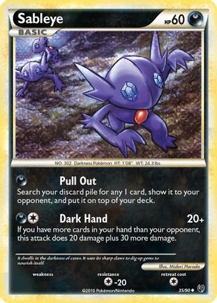 Sableye - 35/90 - Uncommon