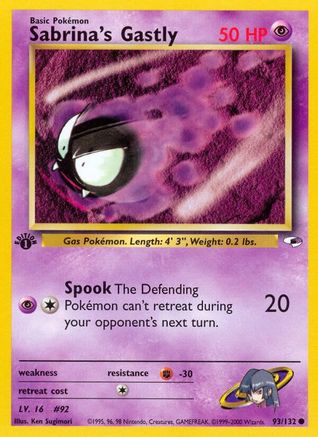 Sabrina's Gastly 093 - Unlimited Gym Heroes - Common