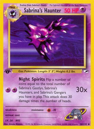 Sabrina's Haunter 058 - Unlimited Gym Heroes - Uncommon