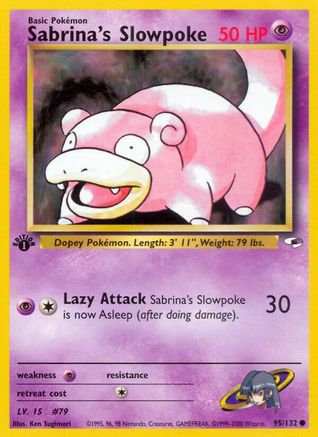 Sabrina's Slowpoke 095 - Unlimited Gym Heroes - Common