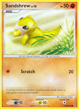 Sandshrew - 124/147 - Common