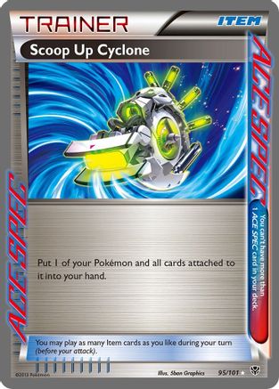 Scoop Up Cyclone - 95/101 - Rare Ace
