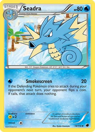 Seadra - 19/116 - Uncommon - Reverse Holo