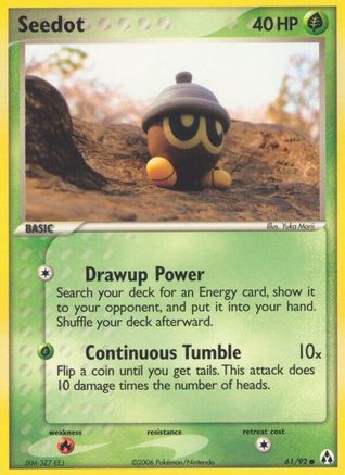 Seedot - 61/92 - Common - Reverse Holo