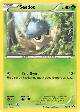 Seedot - 2/99 - Common - Reverse Holo