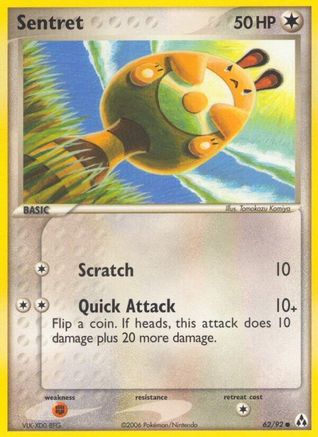 Sentret - 62/92 - Common - Reverse Holo