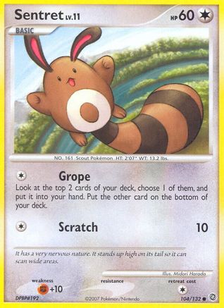 Sentret - 104/132 - Common - Reverse Holo