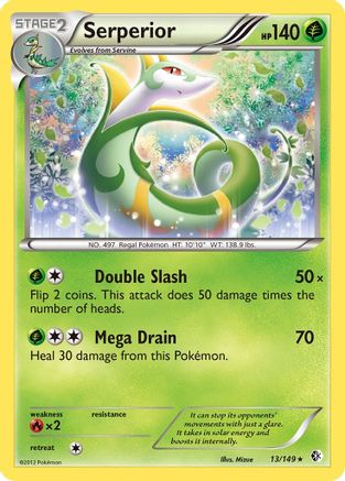 Serperior - 13/149 - Holo Rare - Reverse Holo