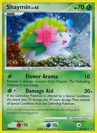Shaymin (14) - Holo Rare - Reverse Holo