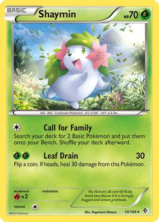 Shaymin - 10/149 - Rare - Reverse Holo