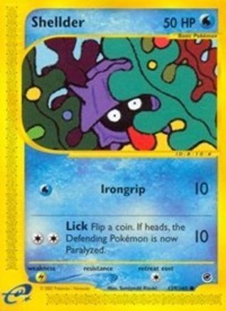 Shellder - 129/165 - Common - Reverse Holo