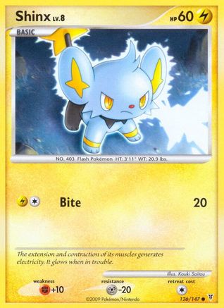 Shinx - 126/147 - Common - Reverse Holo