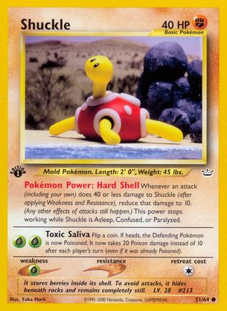 Shuckle 051/64 - Unlimited Neo Revelation - Common