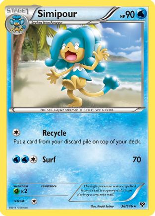 Simipour - 38/146 - Rare - Reverse Holo