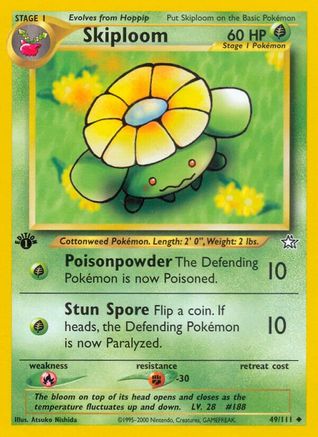 Skiploom - 49/111 - Uncommon - 1st Edition