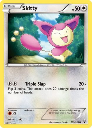 Skitty - 109/135 - Common - Reverse Holo