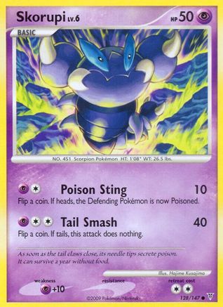 Skorupi - 128/147 - Common - Reverse Holo