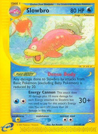 Slowbro - 33/147 - Rare