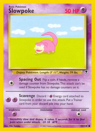 Slowpoke - 93/110 - Common - Reverse Holo