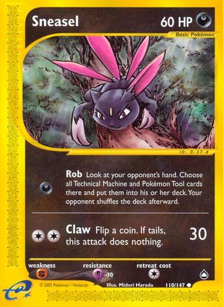Sneasel - 110/147 - Common - Reverse Holo