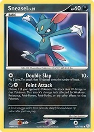 Sneasel - 100/130 - Common - Reverse Holo