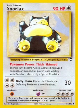 Snorlax 064/110 Legendary Collection - Uncommon