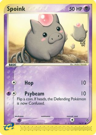 Spoink - 74/97 - Common - Reverse Holo