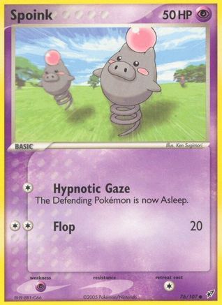 Spoink - 76/107 - Common - Reverse Holo
