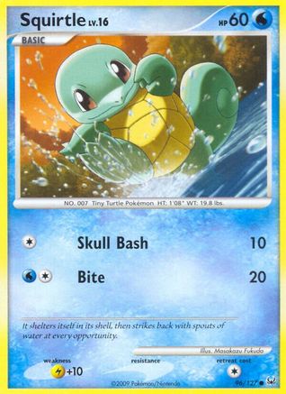 Squirtle - 96/127 - Common - Reverse Holo