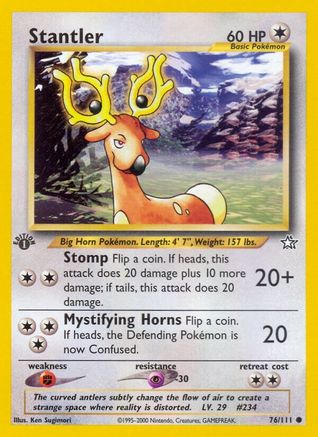 Stantler - 76/111 - Common - 1st Edition