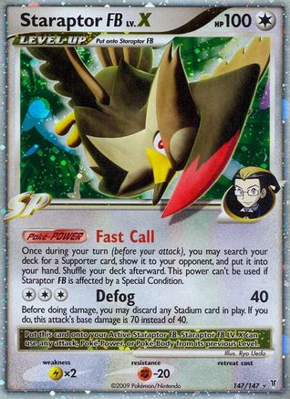 Staraptor FB Lv.X - 147/147 - Ultra Rare