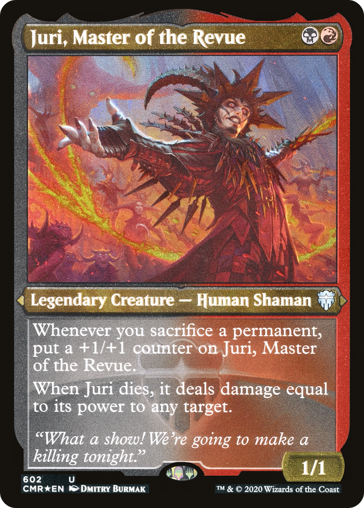 Juri, Master of the Revue (Foil Etched) (CMR-602) Foil