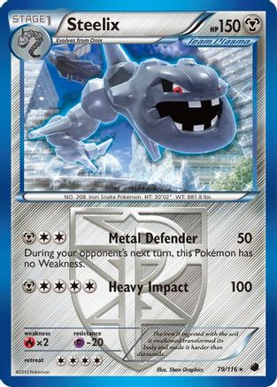 Steelix (Team Plasma) - 79/116 - Rare