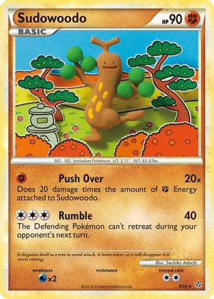 Sudowoodo 009  - Holofoil Unleashed - Holo Rare