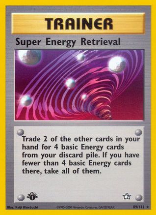 Super Energy Retrieval - 89/111 - Rare - Unlimited