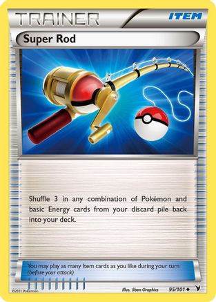 Super Rod - 95/101 - Uncommon - Reverse Holo