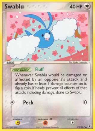 Swablu - 79/107 - Common - Reverse Holo