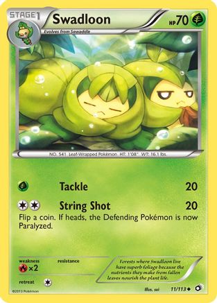 Swadloon - 11/113 - Uncommon - Reverse Holo