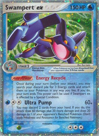 Swampert EX - 98/100 - Ultra Rare