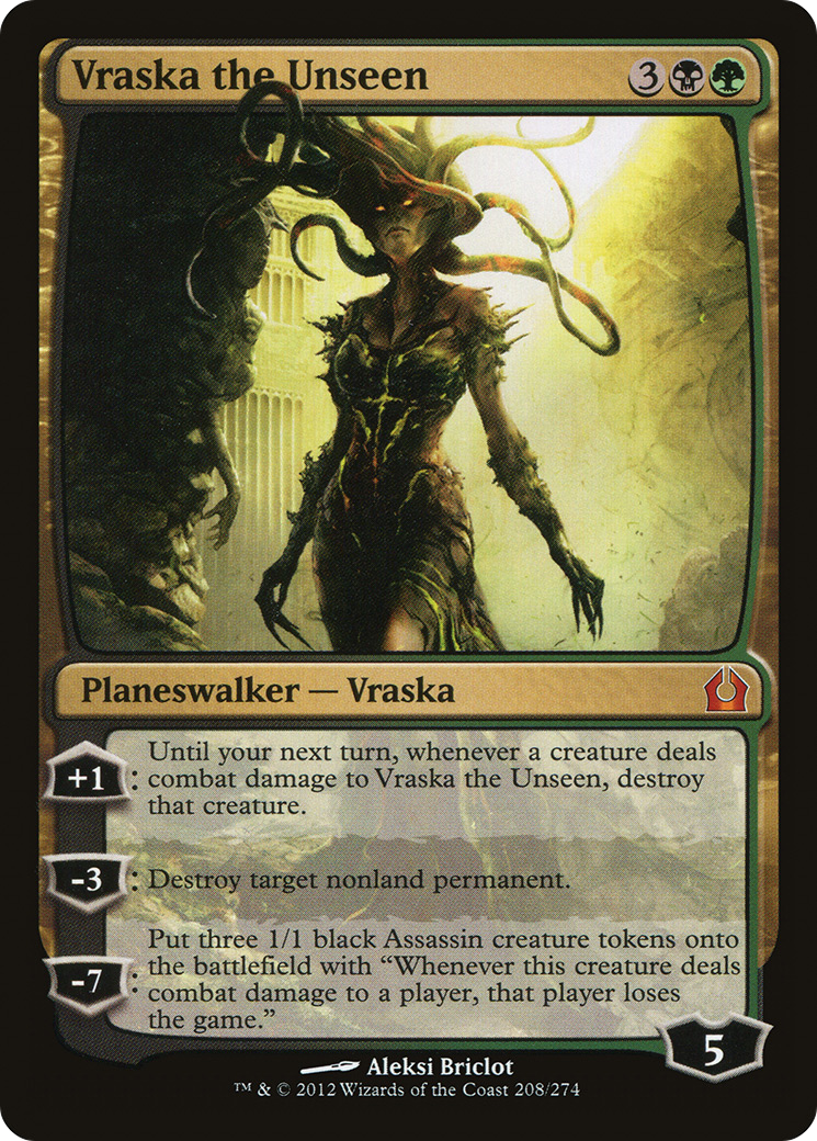 Vraska the Unseen (RTR-208) Foil