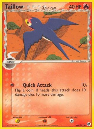 Taillow (Delta Species) - 66/101 - Common
