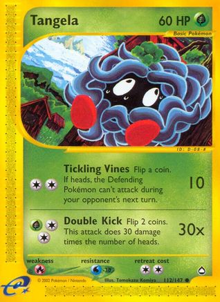 Tangela - 112/147 - Common - Reverse Holo