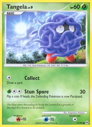 Tangela (77) - 77/99 - Common - Reverse Holo