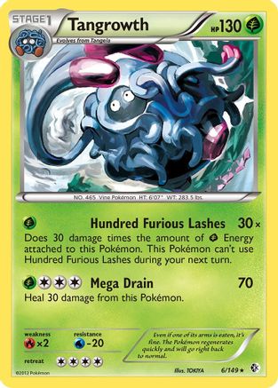 Tangrowth - 6/149 - Holo Rare - Reverse Holo