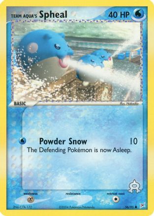 Team Aqua's Spheal - 56/95 - Common