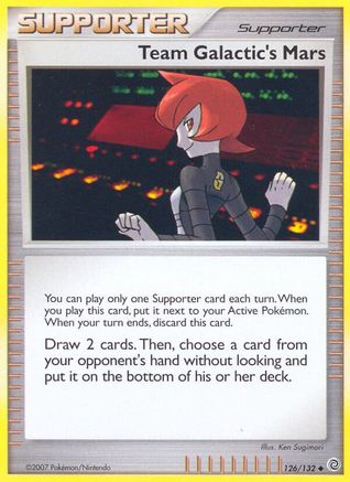 Team Galactic's Mars - 126/132 - Uncommon - Reverse Holo