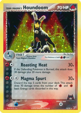 Team Magma's Houndoom - 10/95 - Holo Rare